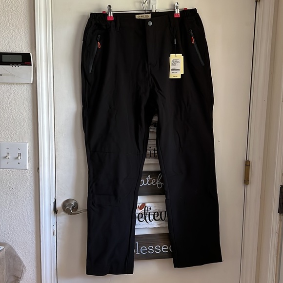 Camii Mia Women's Winter Warm Slim Windproof Waterproof Fleece Pants W36 x 30L - Picture 11 of 12